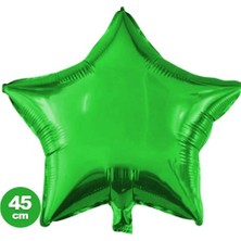 Parti Dükkanım Yıldız Folyo Balon Yeşil (45 Cm)