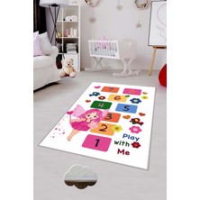 Pelangi Desenli Renkli Dijital Baskılı Yıkanabilir Kaymaz Taban Modern Mutfak Halısı (Süngersiz)