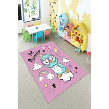 Pelangi Desenli Renkli Dijital Baskılı Yıkanabilir Kaymaz Taban Modern Mutfak Halısı (Süngersiz)