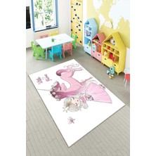 Pelangi Desenli Renkli Dijital Baskılı Yıkanabilir Kaymaz Taban Modern Mutfak Halısı (Süngersiz)