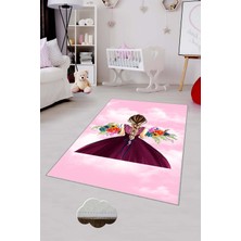 Pelangi Desenli Renkli Dijital Baskılı Yıkanabilir Kaymaz Taban Modern Mutfak Halısı (Süngersiz)