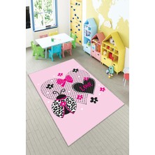 Pelangi Desenli Renkli Dijital Baskılı Yıkanabilir Kaymaz Taban Modern Mutfak Halısı (Süngersiz)