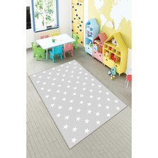 Pelangi Ekonomik Desenli Renkli Dijital Baskı Yıkanabilir Kaymaz Taban Modern Çocuk Halısı.(Süngersiz)