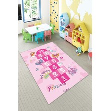 Pelangi Desenli Renkli Dijital Baskılı Yıkanabilir Kaymaz Taban Modern Mutfak Halısı (Süngersiz)