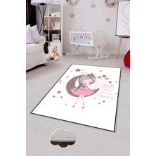 Pelangi Desenli Renkli Dijital Baskılı Yıkanabilir Kaymaz Taban Modern Mutfak Halısı (Süngersiz)