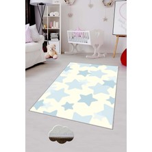 Pelangi Desenli Renkli Dijital Baskılı Yıkanabilir Kaymaz Taban Modern Mutfak Halısı (Süngersiz)