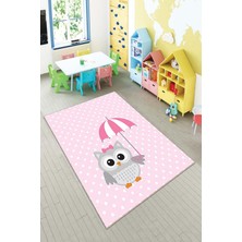 Pelangi Desenli Renkli Dijital Baskı Yıkanabilir Kaymaz Taban Modern Çocuk Halısı ve Yolluk.