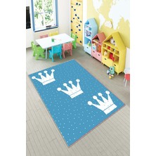 Pelangi Desenli Renkli Dijital Baskı Yıkanabilir Kaymaz Taban Modern Çocuk Halısı ve Yolluk.