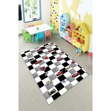 Pelangi Desenli Renkli Dijital Baskı Yıkanabilir Kaymaz Taban Modern Çocuk Halısı ve Yolluk.