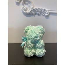 New Bliss Özel Tasarım El Yapımı Teddy Rose Bear Güllü Ayıcık 22 cm