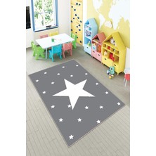 Pelangi Desenli Renkli Dijital Baskı Yıkanabilir Kaymaz Taban Modern Çocuk Halısı ve Yolluk.