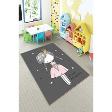 Pelangi Desenli Renkli Dijital Baskı Yıkanabilir Kaymaz Taban Modern Çocuk Halısı ve Yolluk.