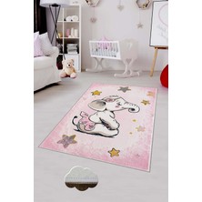 Pelangi Desenli Renkli Dijital Baskılı Yıkanabilir Kaymaz Taban Modern Mutfak Halısı (Süngersiz)