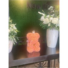 Özel Tasarım El Yapımı Teddy Rose Bear Güllü Ayıcık 24 cm