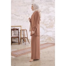 Vavinor Linda Ceket Pantolon Takım - Camel