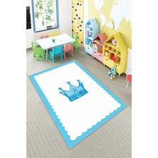 Pelangi Desenli Renkli Dijital Baskı Yıkanabilir Kaymaz Taban Modern Çocuk Halısı ve Yolluk.