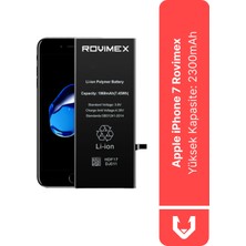 Rovimex Apple iPhone 7G Yüksek Kapasite  Batarya Pil - 2300 mAh
