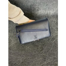 Sanat Leather SL-312 Hakiki Deri Çok Işlevli Özel Portföy Kartlık Bölmeli El Çantası 22,5 Cm×13,5 cm Sanat Leather
