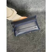 Sanat Leather SL-312 Hakiki Deri Çok Işlevli Özel Portföy Kartlık Bölmeli El Çantası 22,5 Cm×13,5 cm Sanat Leather