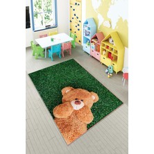 Pelangi Desenli Renkli Dijital Baskı Yıkanabilir Kaymaz Taban Modern Çocuk Halısı ve Yolluk.