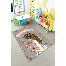 Pelangi Desenli Renkli Dijital Baskı Yıkanabilir Kaymaz Taban Modern Çocuk Halısı ve Yolluk.