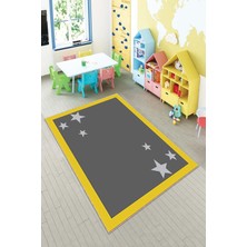 Pelangi Desenli Renkli Dijital Baskı Yıkanabilir Kaymaz Taban Modern Çocuk Halısı ve Yolluk.