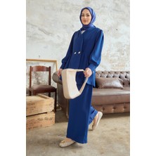 Vavinor Linda Ceket Pantolon Takım - Indigo