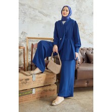 Vavinor Linda Ceket Pantolon Takım - Indigo
