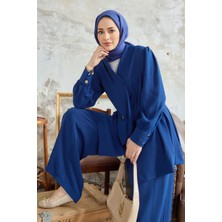 Vavinor Linda Ceket Pantolon Takım - Indigo