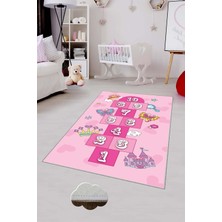 Pelangi Desenli Renkli Dijital Baskılı Yıkanabilir Kaymaz Taban Modern Mutfak Halısı (Süngersiz)