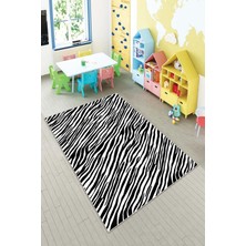 Pelangi Desenli Renkli Dijital Baskı Yıkanabilir Kaymaz Taban Modern Çocuk Halısı ve Yolluk.