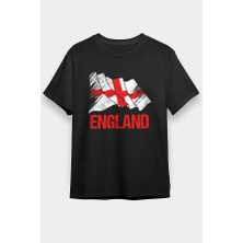 Darkhane Büyük Britanya Ingiltere Siyah Unisex Tişört T-Shirt