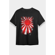 Darkhane Japonya Siyah Unisex Tişört T-Shirt