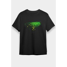 Darkhane Adigey - Adygea Siyah Unisex Tişört T-Shirt