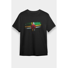 Darkhane Dominika - Dominica Siyah Unisex Tişört T-Shirt