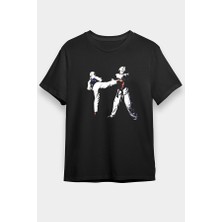 Darkhane Taekwondo Siyah Unisex Tişört T-Shirt