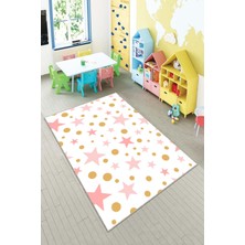 Pelangi Desenli Renkli Dijital Baskılı Yıkanabilir Kaymaz Taban Modern Mutfak Halısı (Süngersiz)