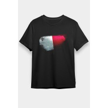 Darkhane Malta Siyah Unisex Tişört T-Shirt