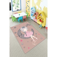 Pelangi Ekonomik Desenli Renkli Dijital Baskı Yıkanabilir Kaymaz Taban Modern Çocuk Halısı.(Süngersiz)