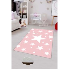 Pelangi Desenli Renkli Dijital Baskılı Yıkanabilir Kaymaz Taban Modern Mutfak Halısı (Süngersiz)