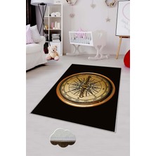 Pelangi Desenli Renkli Dijital Baskılı Yıkanabilir Kaymaz Taban Modern Mutfak Halısı (Süngersiz)