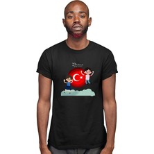 Darkhane 23 Nisan Ulusal Egemenlik ve Çocuk Bayramı
 Siyah Unisex Tişört T-Shirt