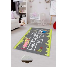 Pelangi Desenli Renkli Dijital Baskılı Yıkanabilir Kaymaz Taban Modern Mutfak Halısı (Süngersiz)