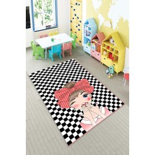 Pelangi Desenli Renkli Dijital Baskı Yıkanabilir Kaymaz Taban Modern Çocuk Halısı ve Yolluk.