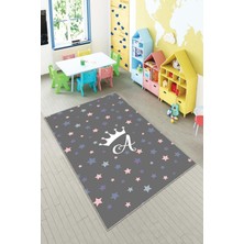 Pelangi Desenli Renkli Dijital Baskı Yıkanabilir Kaymaz Taban Modern Çocuk Halısı ve Yolluk.