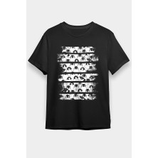 Darkhane Penguen Siyah Unisex Tişört T-Shirt