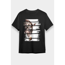 Darkhane Zebra Siyah Unisex Tişört T-Shirt