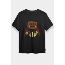 Darkhane Radyo Kafalı Siyah Unisex Tişört T-Shirt