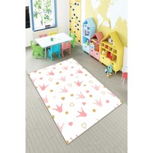 Pelangi Desenli Renkli Dijital Baskılı Yıkanabilir Kaymaz Taban Modern Mutfak Halısı (Süngersiz)