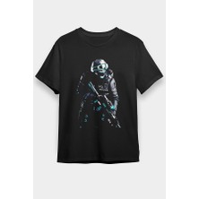 Darkhane Polis Siyah Unisex Tişört T-Shirt